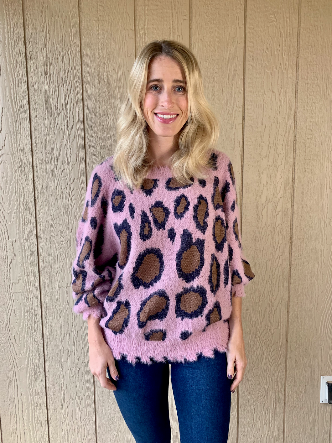 Cozy With Me Leopard Sweater